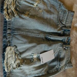 Stylish Light Blue Denim Skirt